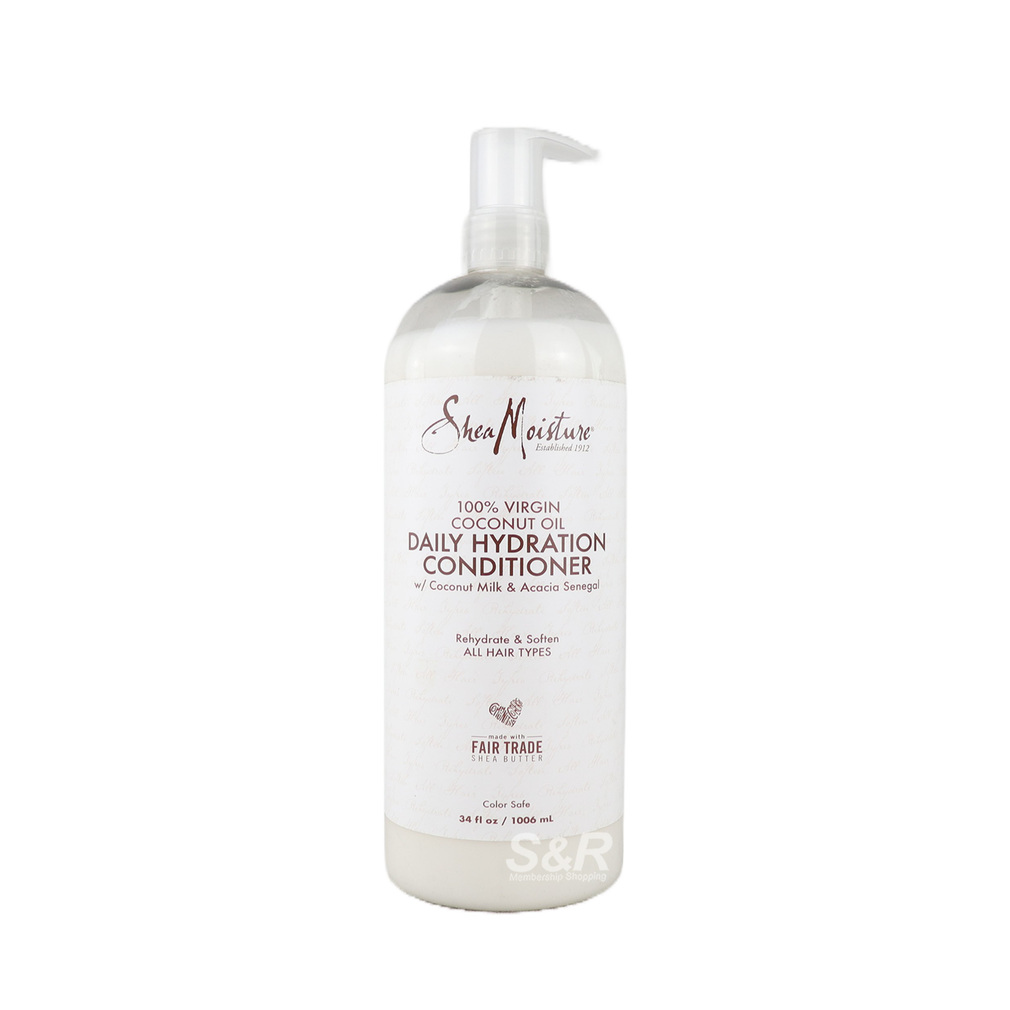SheaMoisture 100% Virgin Coconut Oil Daily Hydration Conditioner 1006mL SheaMoisture 100% Virgin Coconut Oil Daily Hydration Conditioner 1006mL